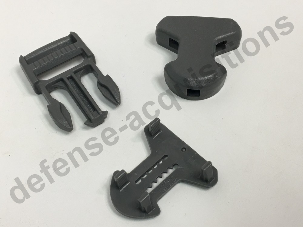 1" ITW Side Release Surface Mount Surmount Military Pouch Buckle FOLIAGE