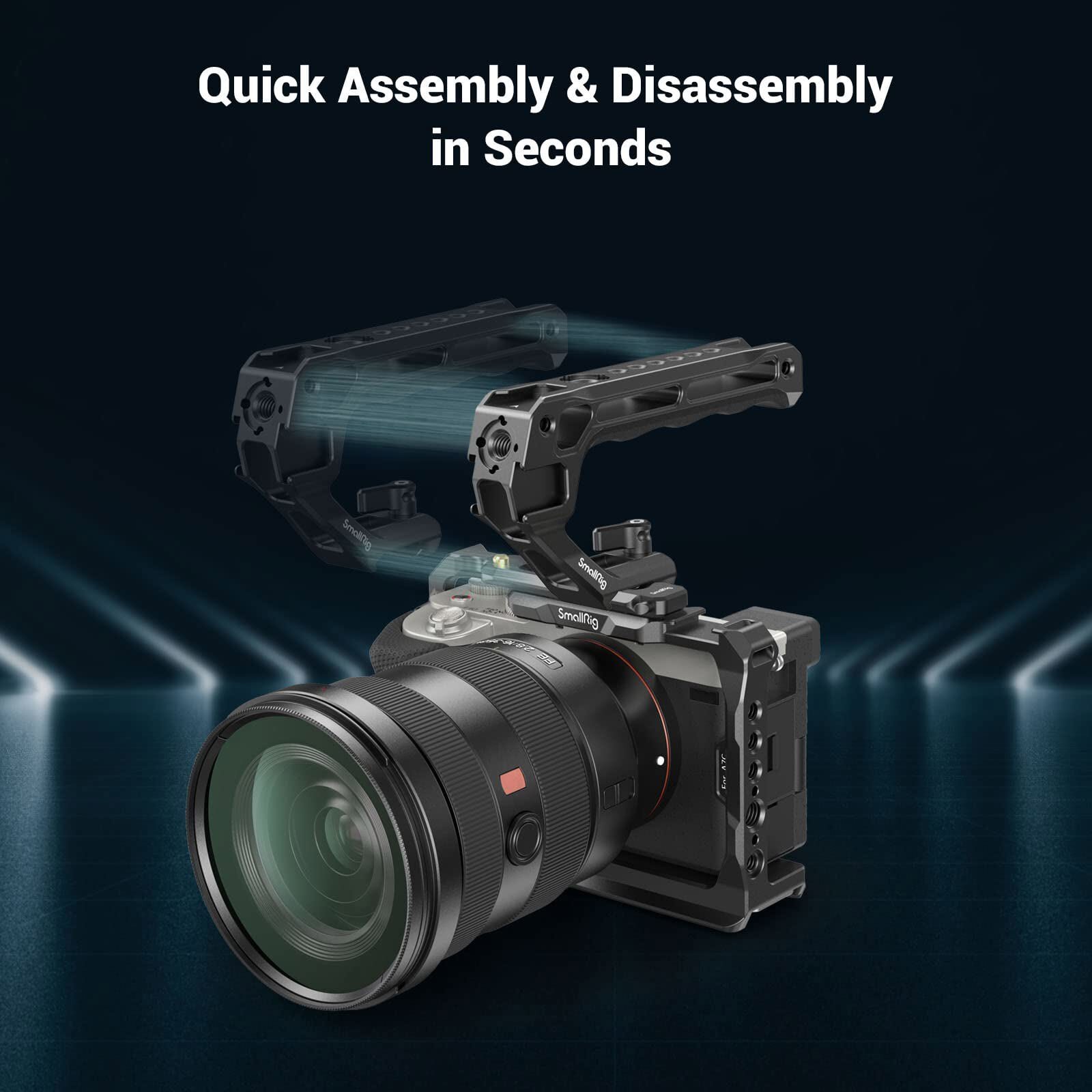 SmallRig NATO Top Handle With Quick-release NATO clamp For Camera Cage 3766