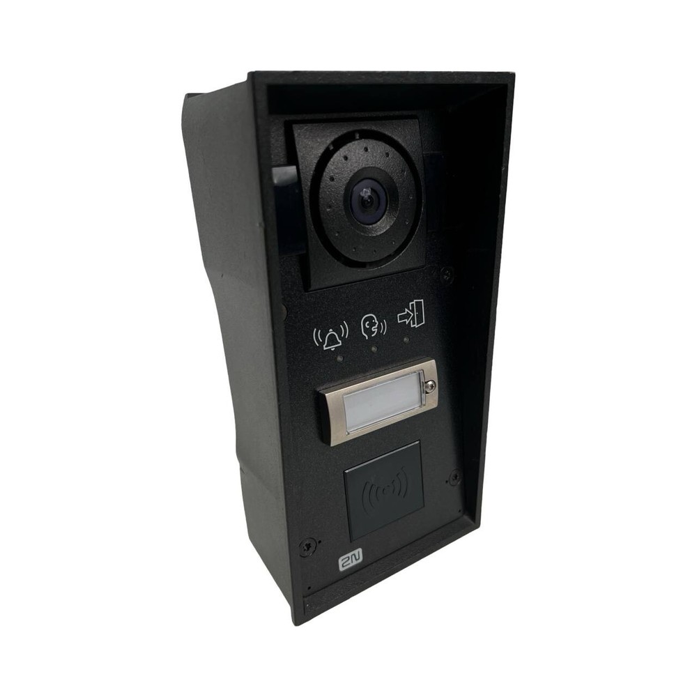 2N Helios IP Force Intercom 1 Button HD Camera Card Reader 9151101CHRPW Licensed