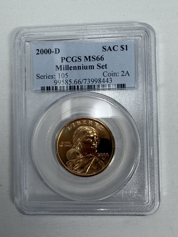2000-D Sacagawea Dollar Millennium Set MS66 PCGS
