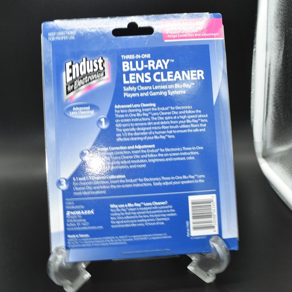 NEW Endust Three-in-One Blu-Ray Lens Cleaner
