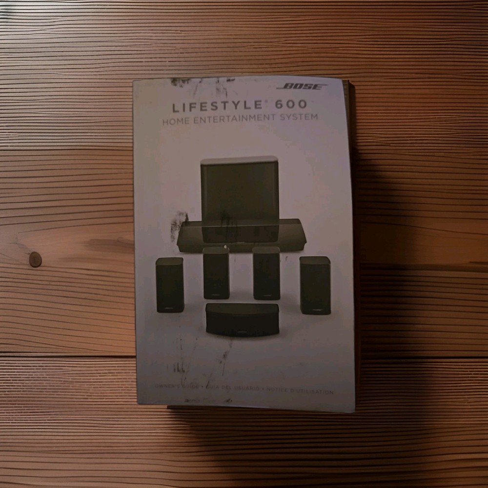 BOSE Lifestyle 600 Owner's Guide, Operator's Manual
