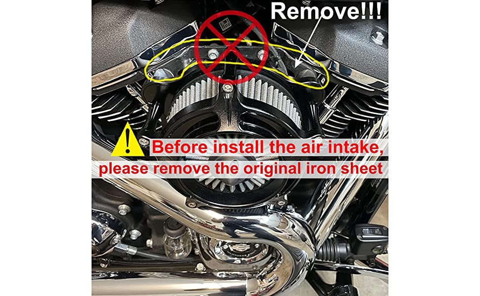 Spike Ops Black Air Intake Filter For Harley Softail FLSTNI FXST Slim FLS 00-15