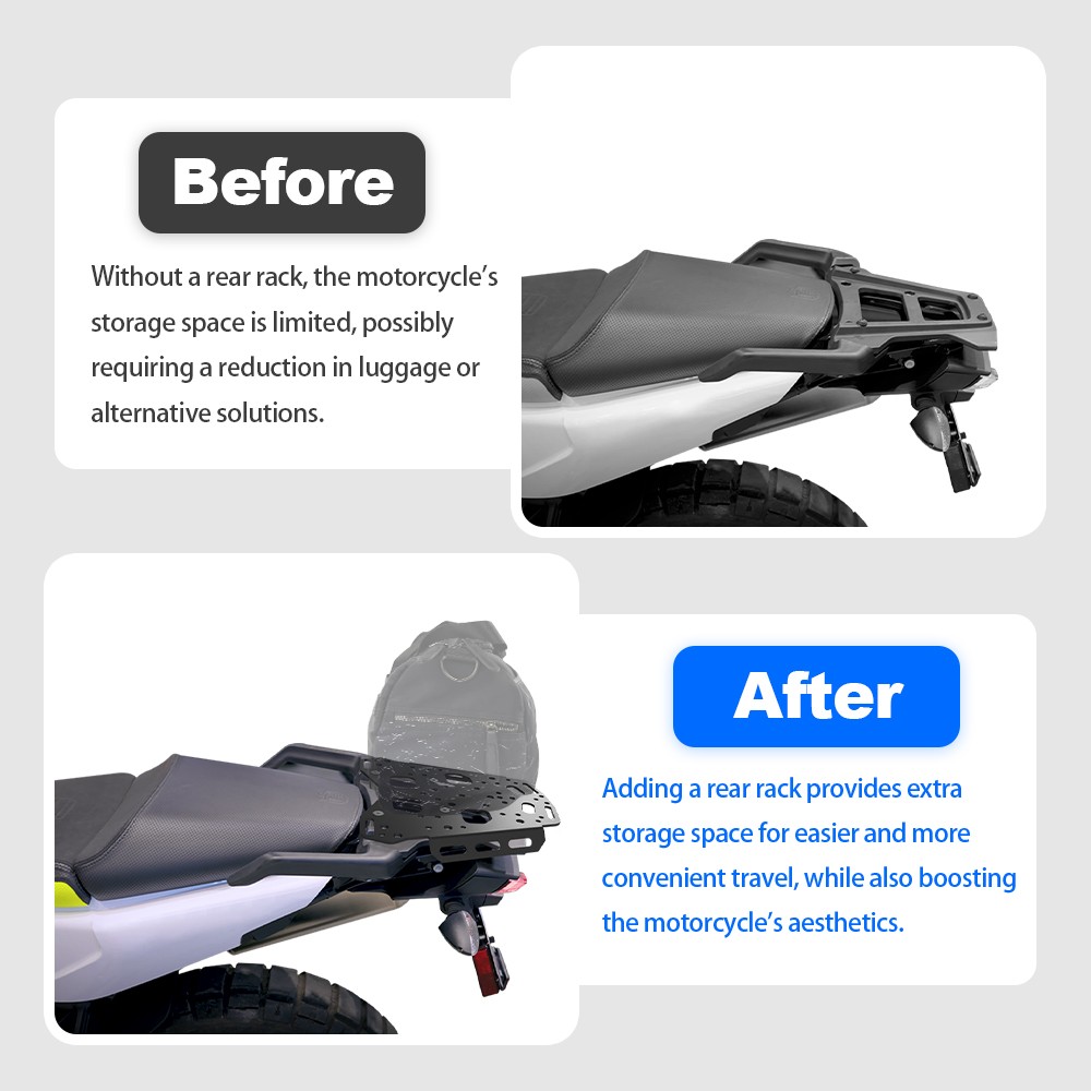 Fit For Husqvana 901 Norden 2022-2024 Motorcycle Rear Luggage Rack Enlarge Panel