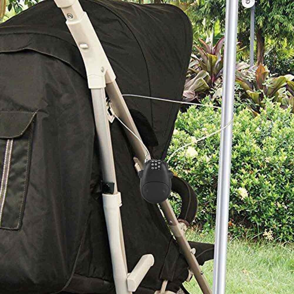 Sonew 3 Digit Code Combination Password Lock for Stroller Stroller Password S...