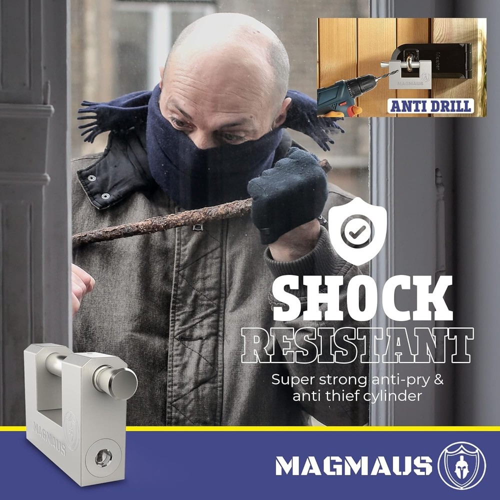 Heavy Duty Weatherproof Gate Lock - High Security Padlock