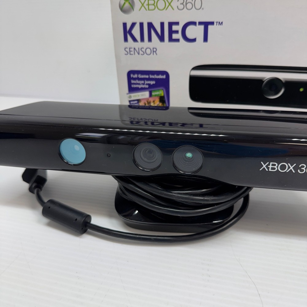 XBOX 360 Kinect Sensor in Open Box + Kinect Adventures game