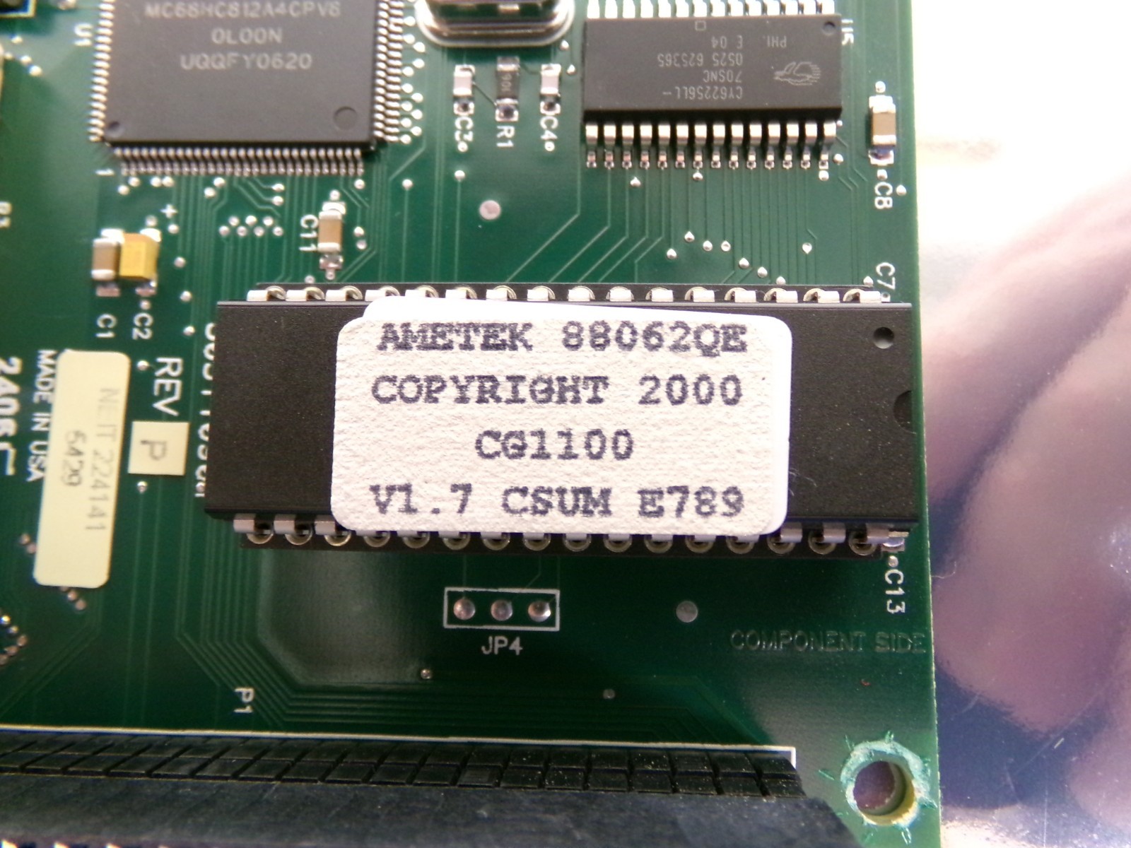 Ametek Process Instruments 305110901 Processor PCB CG1102 O2 Analyzer Working