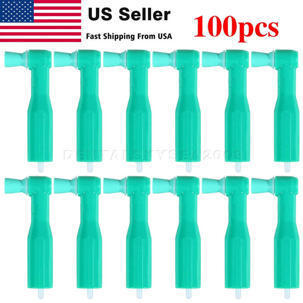 Dental Disposable Prophy Angles Regular Latex Free Right Angle 90° 100pcs
