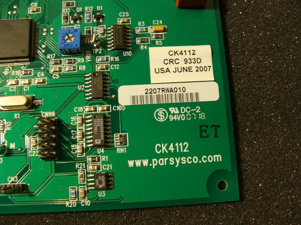 Parallel Systems Corporation CK4112 printed circuit board, pcb