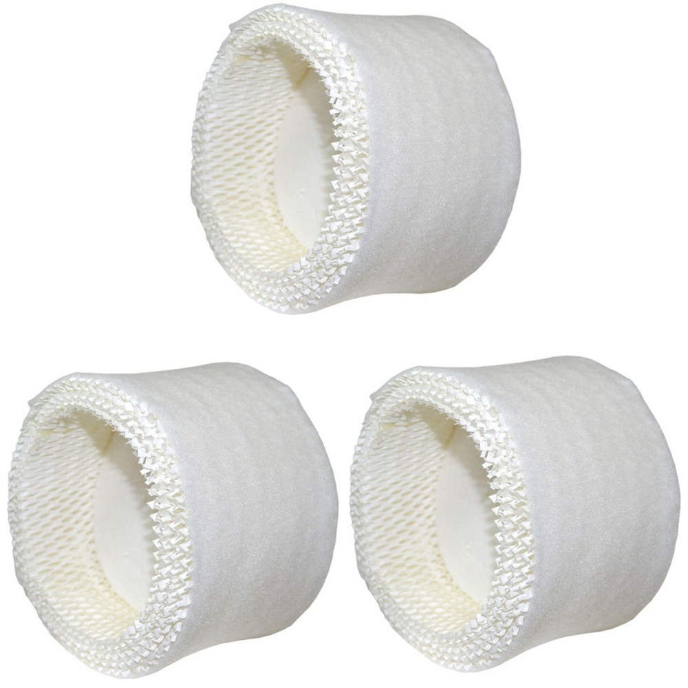 3-Pack HQRP Wick Filter for ReliOn Humidifier WA-8D Prefilter Replacement