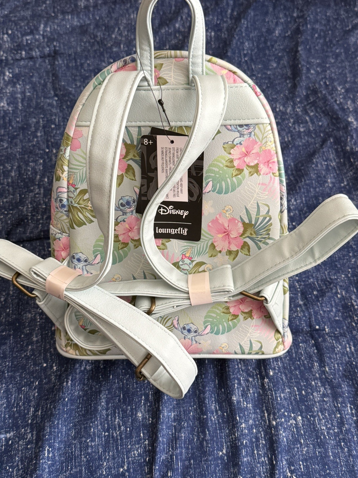 Loungefly Disney Lilo & Stitch Tropical Floral Mini Backpack New with tags