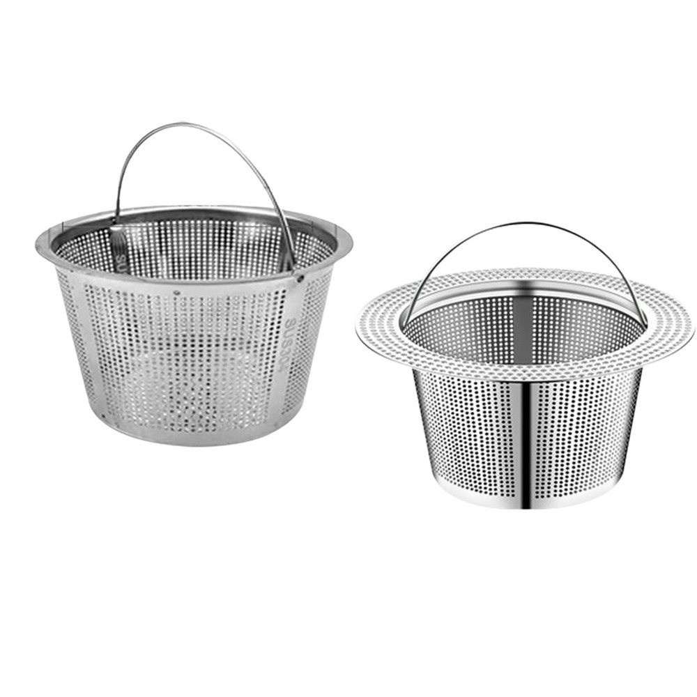 Stainless Steel Kitchen Bath Sink Strainer Drain Stopper Deep Mesh Filter