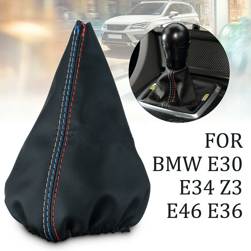 Fits BMW E30 E36 E34 E46 Z3 Car Gear Shift Boot PU Leather