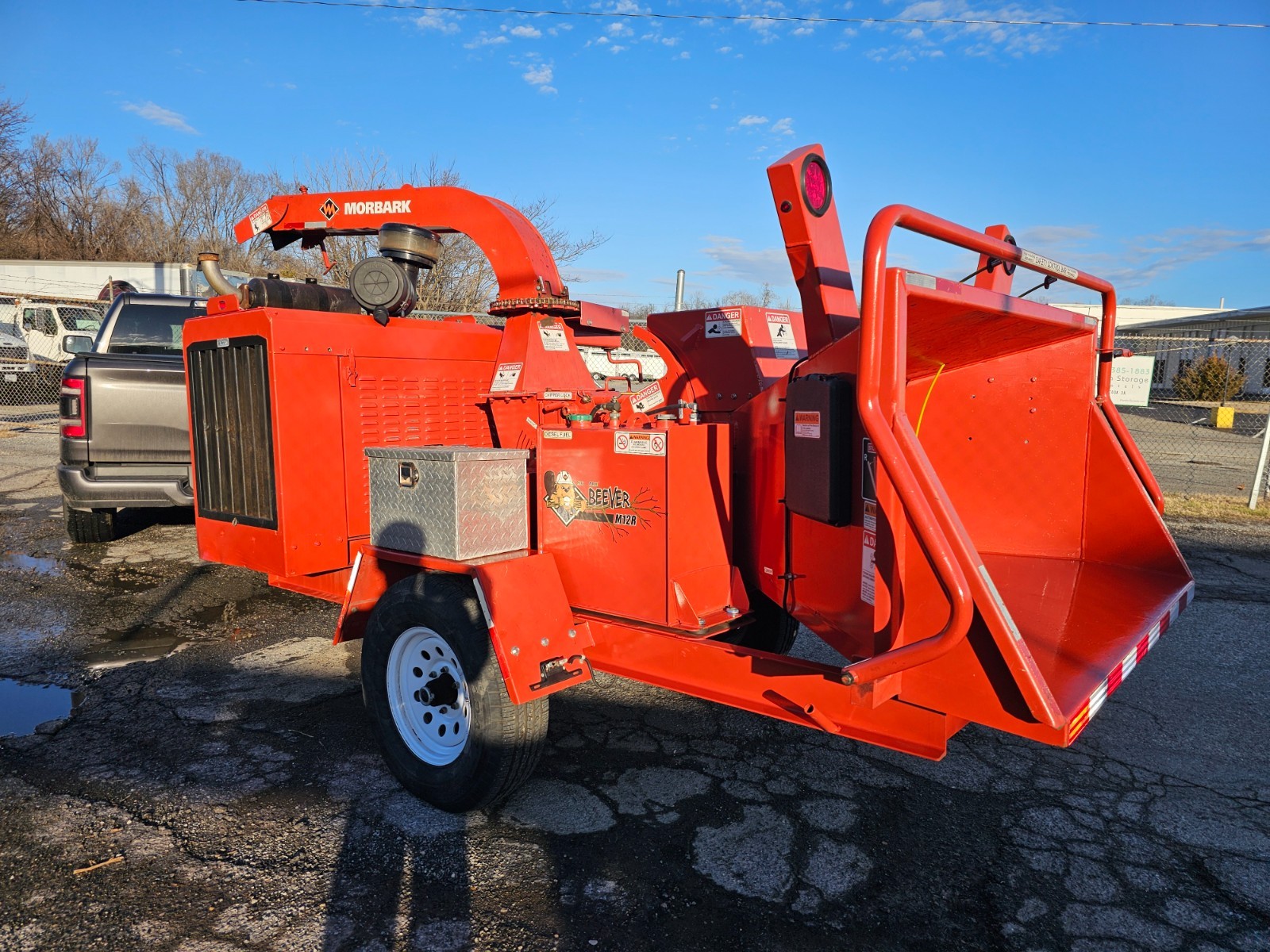 Morbark Beever M12R 367 Hours Auto Feed Perkins Turbo Diesel 12" Wood Chipper