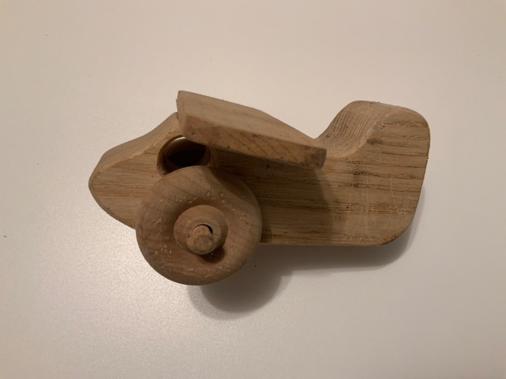 HANDMADE WOOD AIRPLANE