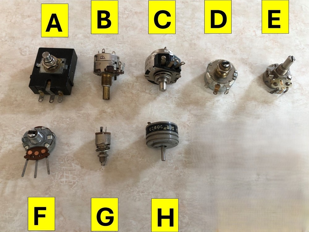 G10: Assorted New Linear Potentiometers