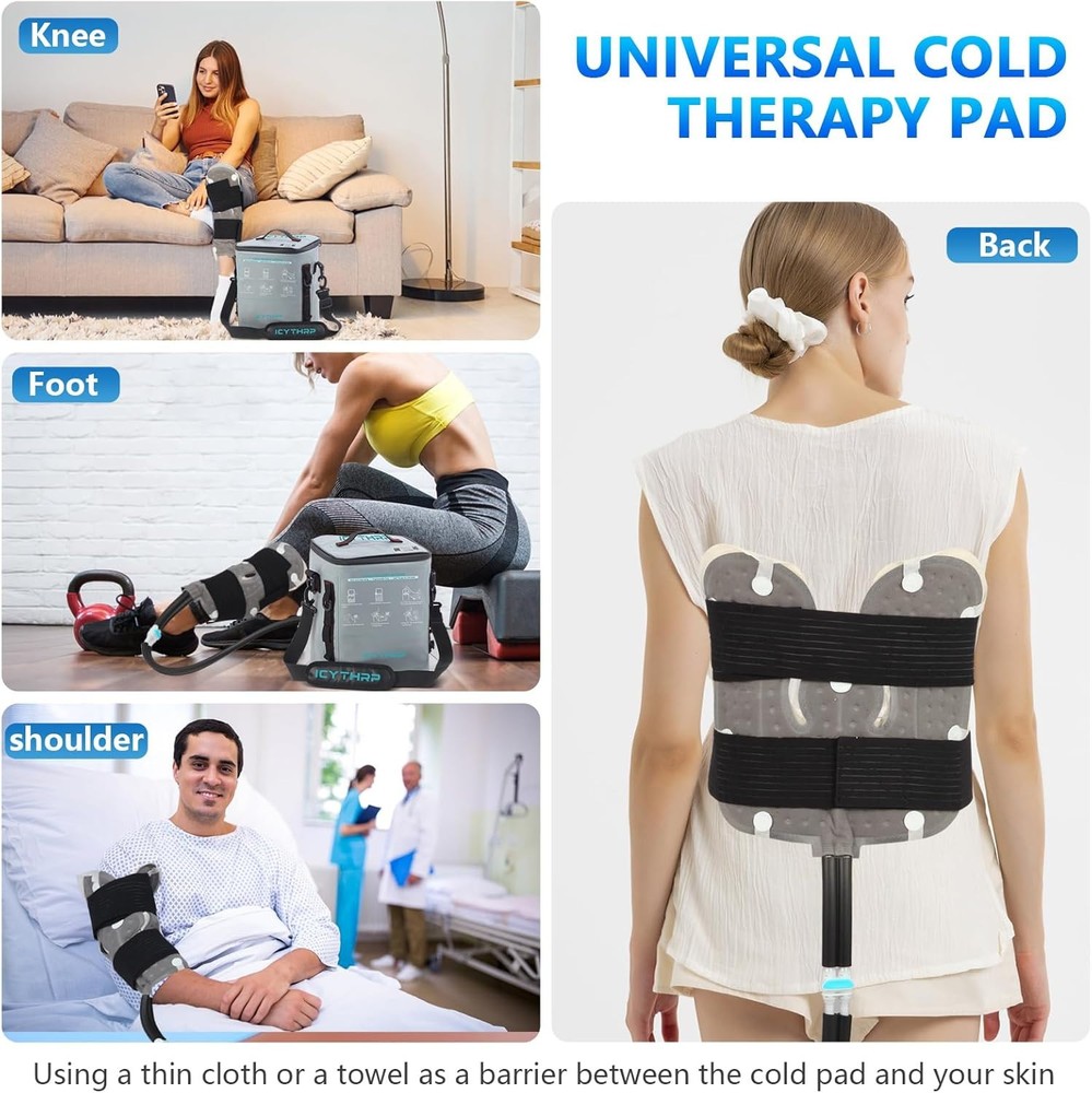 ICYTHRP Cold Therapy Machine with Programmable Timer Portable Ice Machine **READ