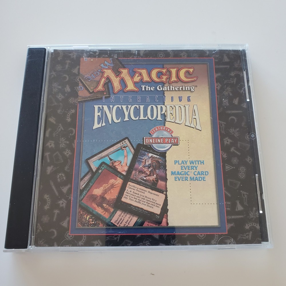 Magic The Gathering Interactive Encyclopedia (PC CD-ROM, 1999) TESTED & WORKING
