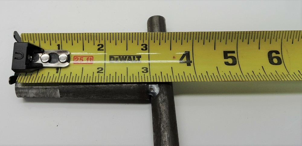 (5) Custom Machined 12mm Hex Security T-Handle Keys
