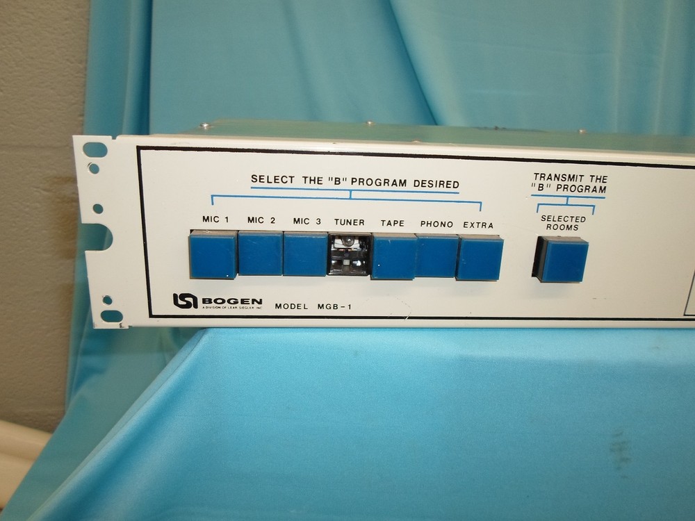 Bogen Model MGB-1 B Program Console Unit