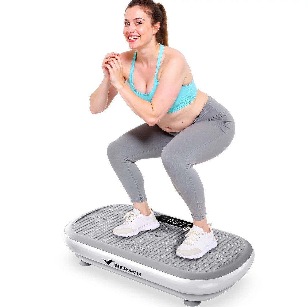 Vibration Plate Trainer Pro - 440 Lb Support, Enhanced Motor, Bluetooth, Silicon