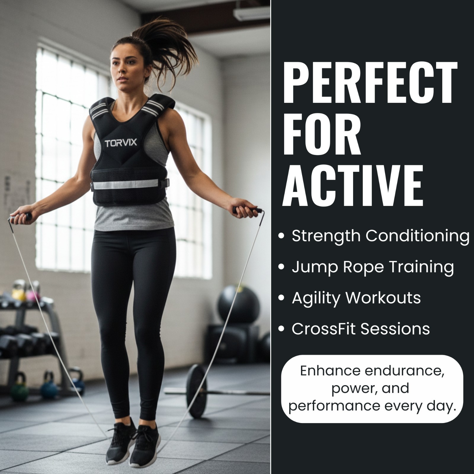 Weight Vest Adjustable 6-15 lb for Women and Men - Walking Running Training Vest