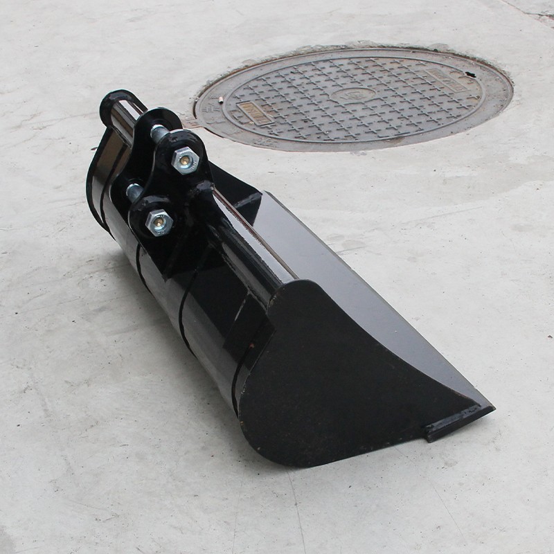 FREE SHIPPING 800mm Plain Flat Bucket Attachment For 0.8-1.5 Ton Mini Excavator