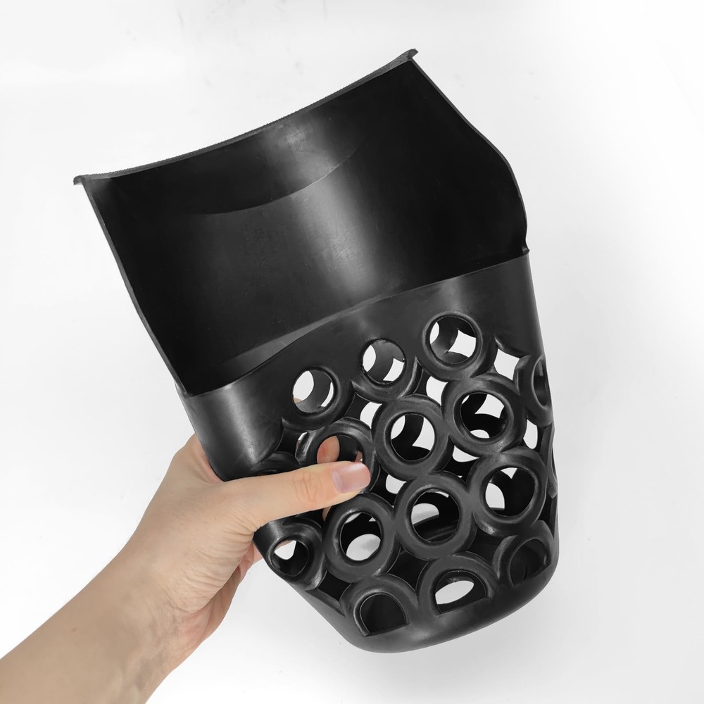 6 PCS Large Capacity Plastic Web Pool Table Pockets Billiard Replacement