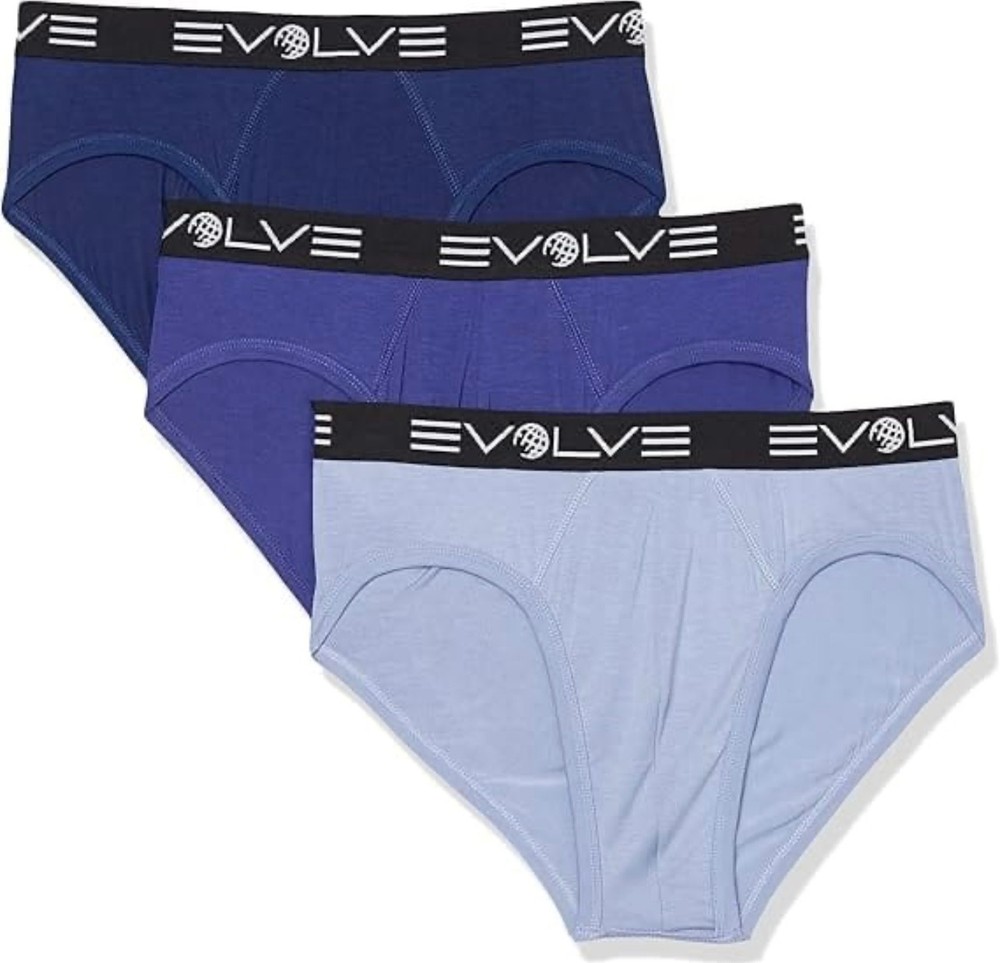 EVOLVE by 2(X)ist Luxe No-Show Brief 3 Pack -Large
