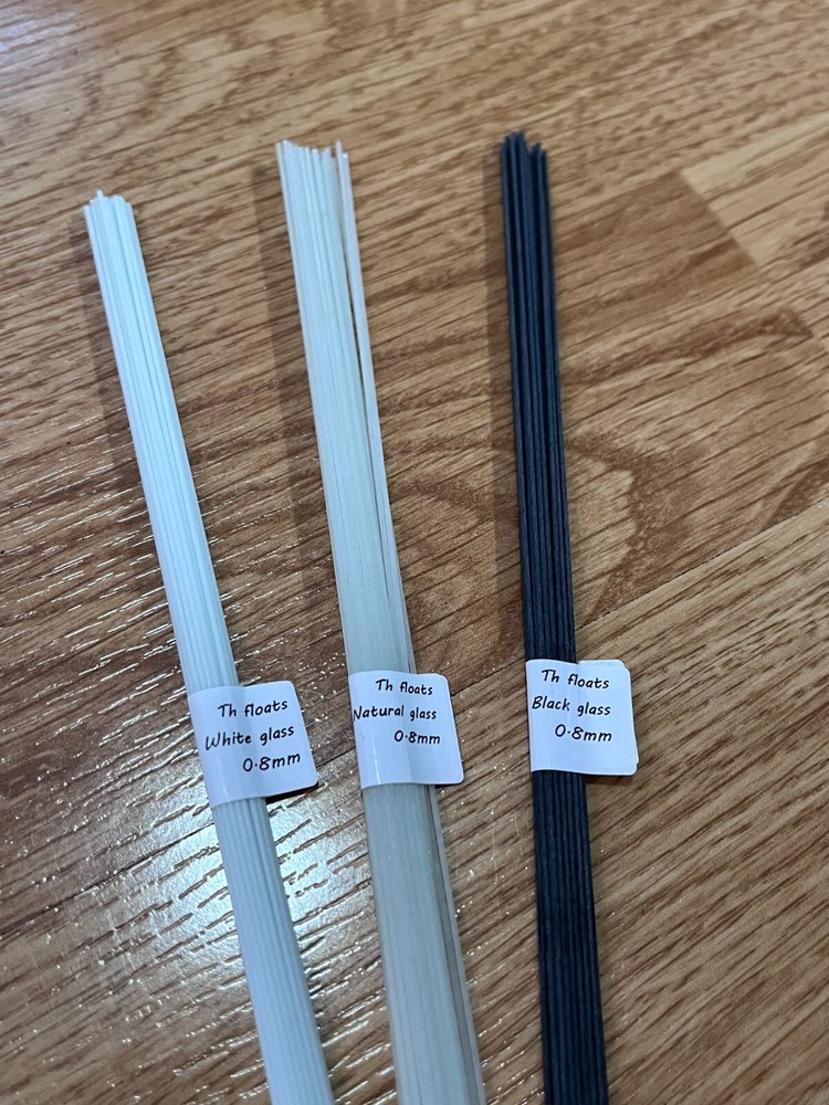 FIBERGLASS POLE FLOAT STEMS 3 COLOUR OPTIONS POLE FLOAT MAKING MATERIALS