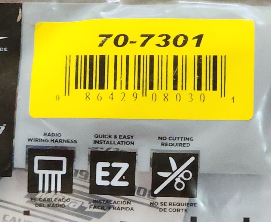 Metra 70-7301 For 1999-2008 Hyundai/Kia Radio Wire Harness Kit