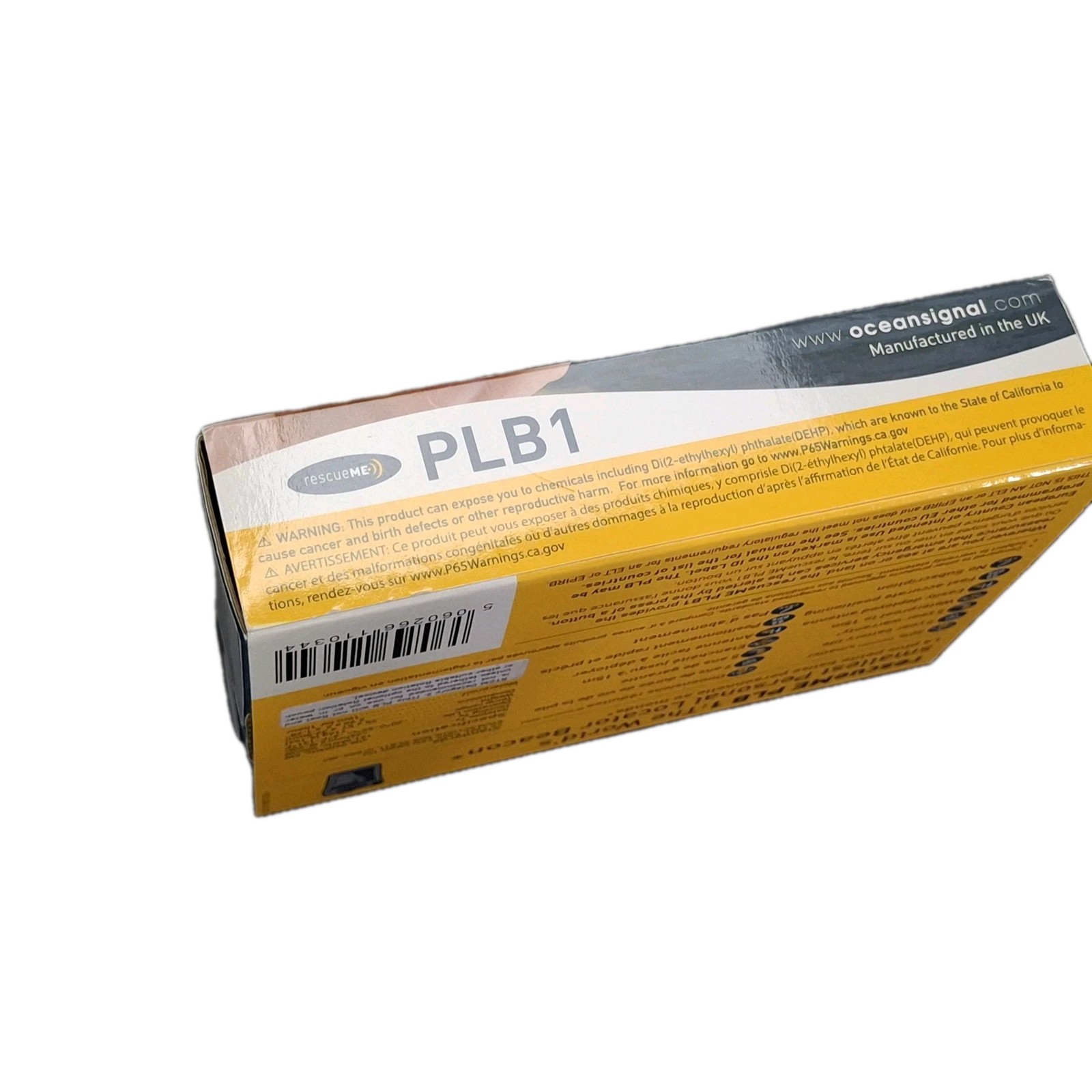 Ocean Signal Rescue Me PLB1 Personal Locator Beacon Outdoor Camping