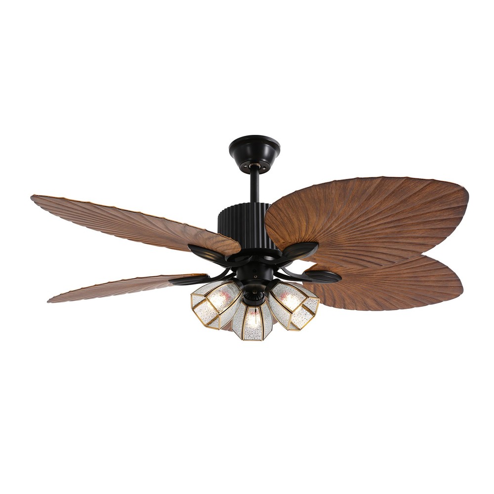 Ceiling Fan with Light, Remote Control Ceiling Fan Light, Reversible Fan Light