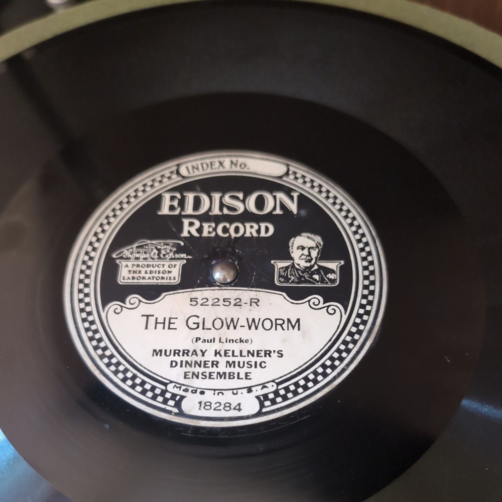 Edison Diamond Disc Record 52252 ELECTRIC Murray Kellner's Dinner Music Ensemble