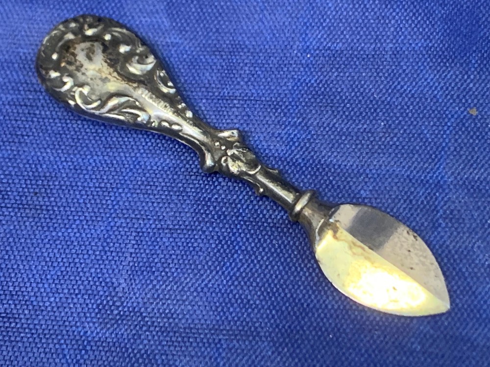 Antique Sterling Silver Ink Scraper 3.65g Writing Tool Corrector