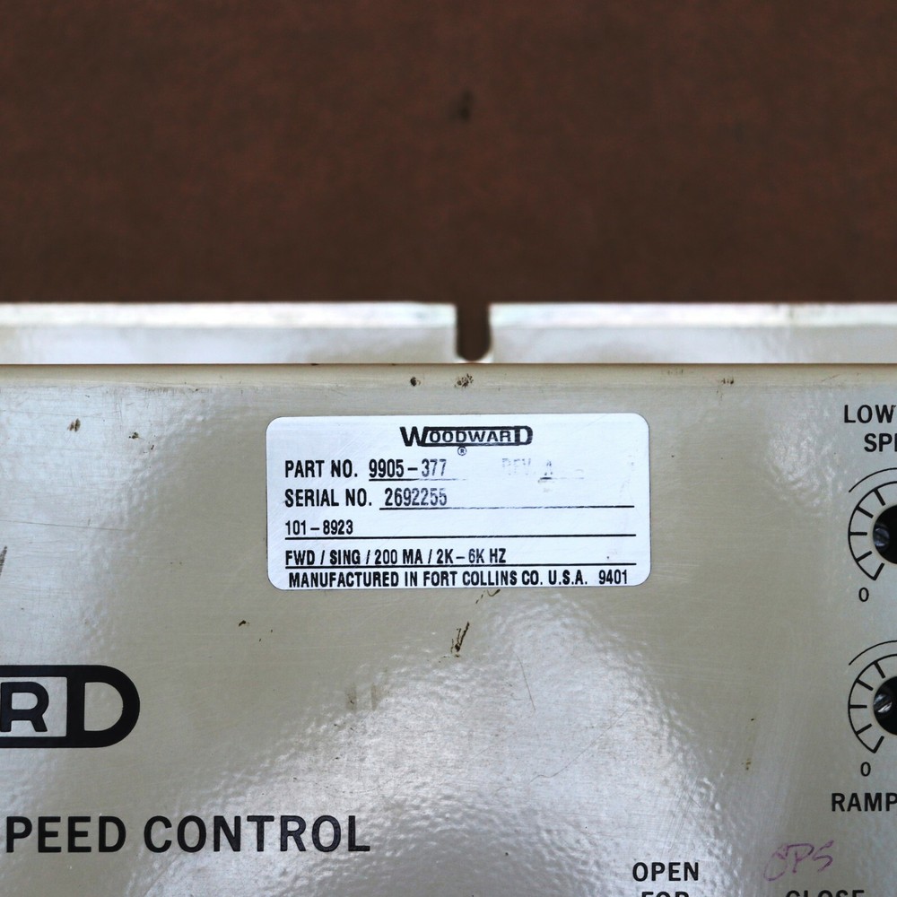 WOODWARD 2301A LOAD SHARING SPEED CONTROL 9905-377