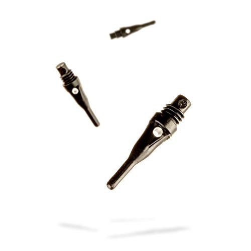 Super Short 2BA Thread Soft Tip Dart Points - Tufflex S.S. (100/1000 Pack)