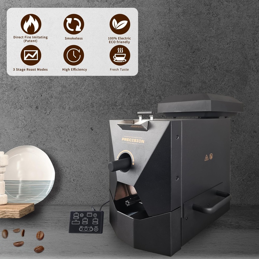 500g Automatic Coffee Roaster Machine for Home Use Wth Smoke Filter(Suitable ...