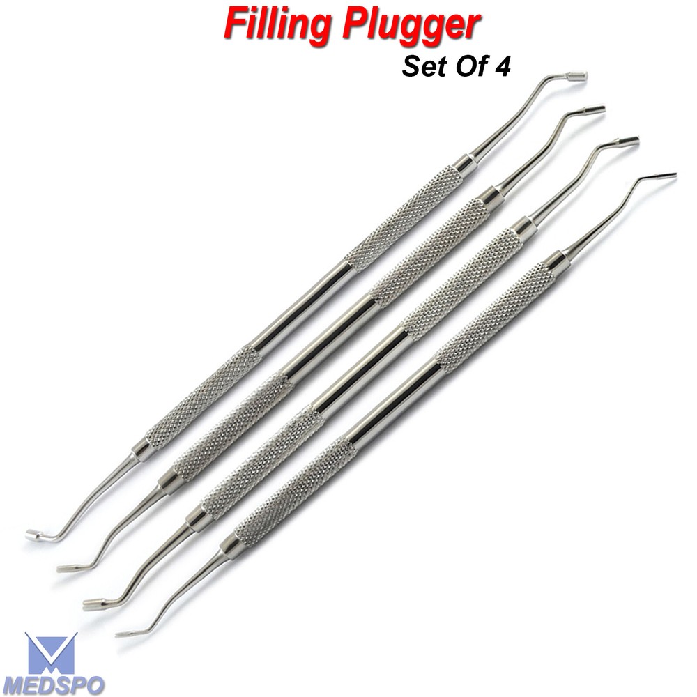 Dental Plastic Filling Plugger Condenser Composite Amalgam Filling Instruments