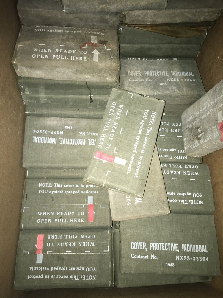 WW2 Protective Cover NOS, 1943, 1944 dates.