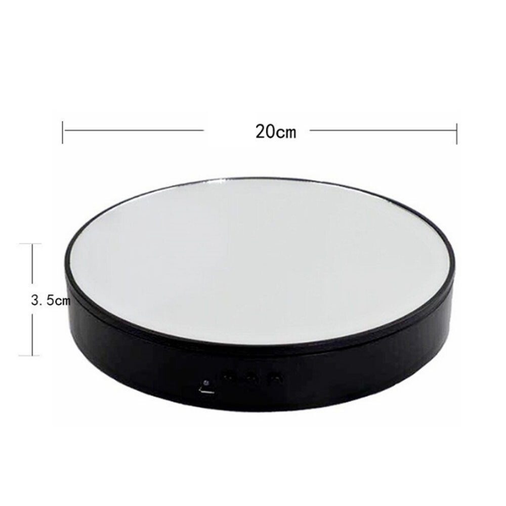 20cm Rechargeable Intelligent Visualizer Live Broadcast Motorized Turntable