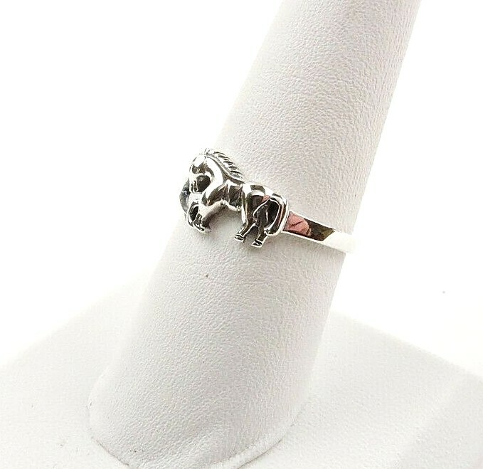 Sterling Silver Horse Ring - Free Gift Packaging