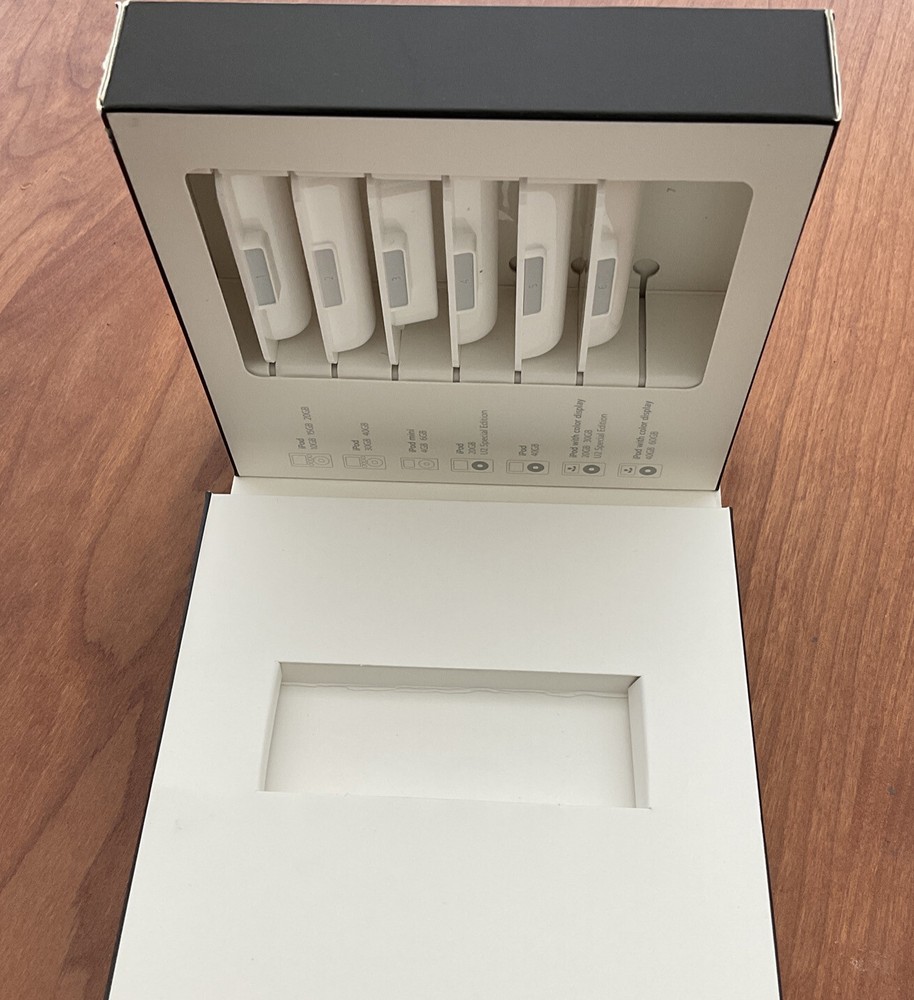 Authentic Apple i Pod box 6 NEW adapters 2005