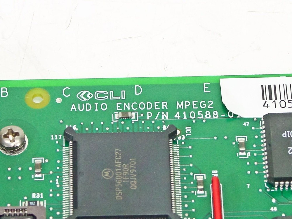 CLI Audio Encoder MPEG2 -w/Cables - No User's Guide 410588-01