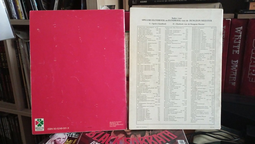tsr selecta D&D Basic Set Red Box Rulebooks only BECMI Mentzer