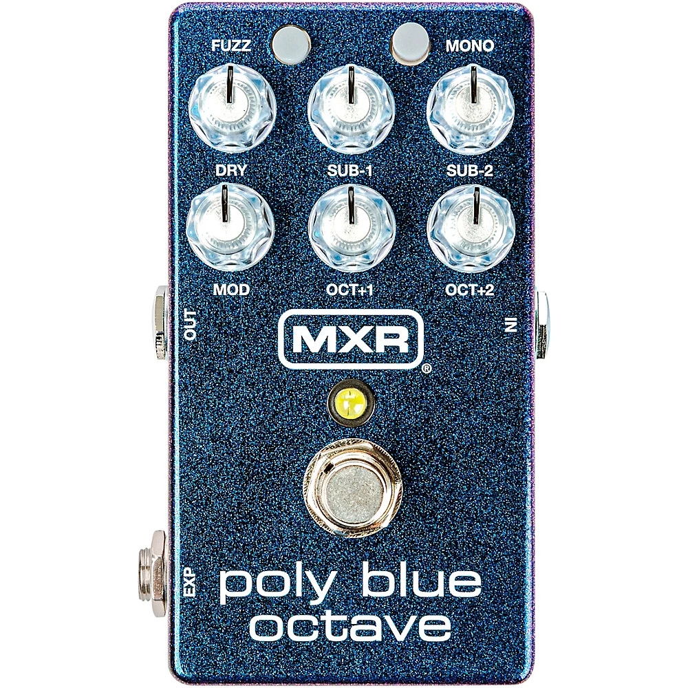 MXR M306 Poly Blue Octave Effects Pedal Blue