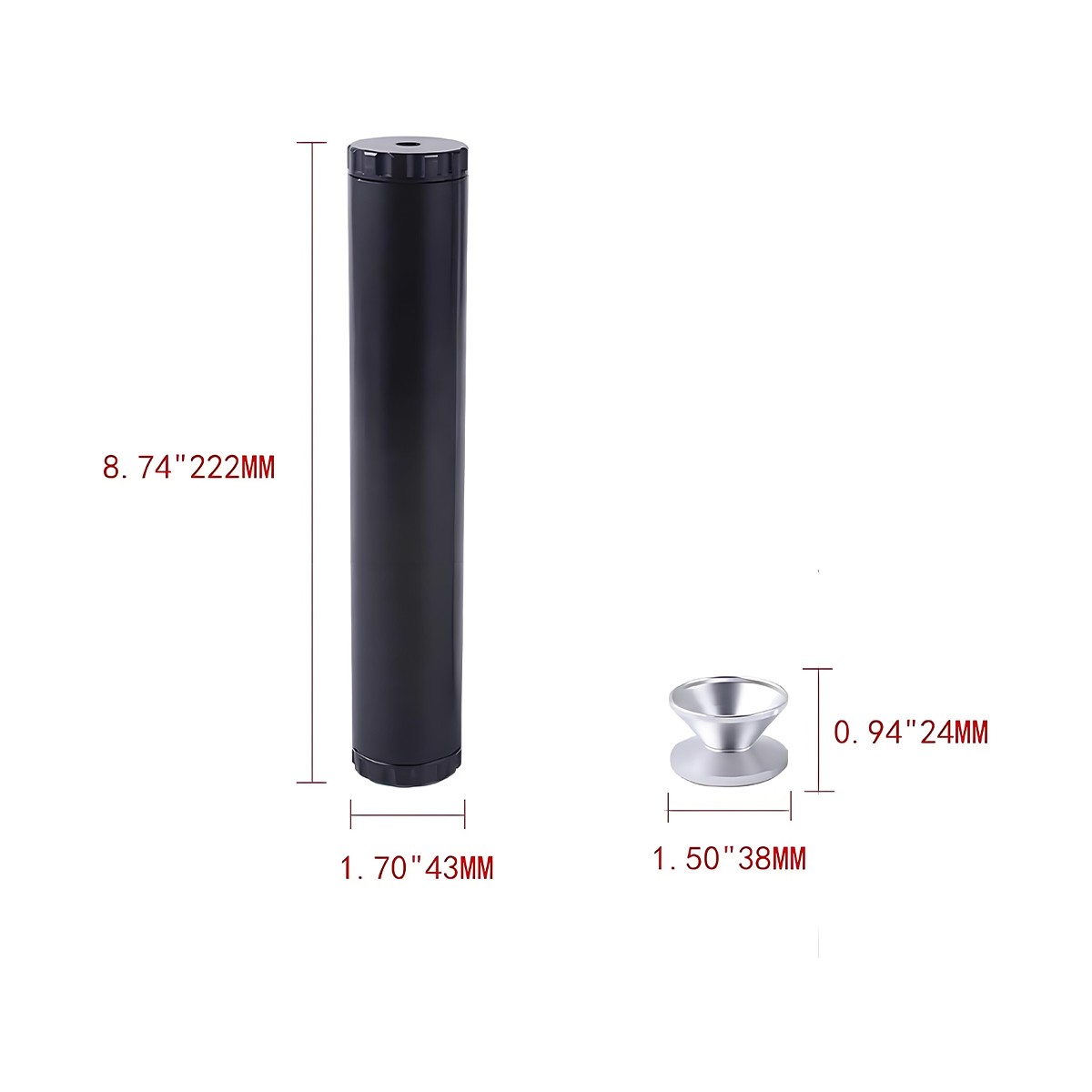 Automotive Accessories,Fuel Filter 1/2 X 28 with Multiple End Caps,