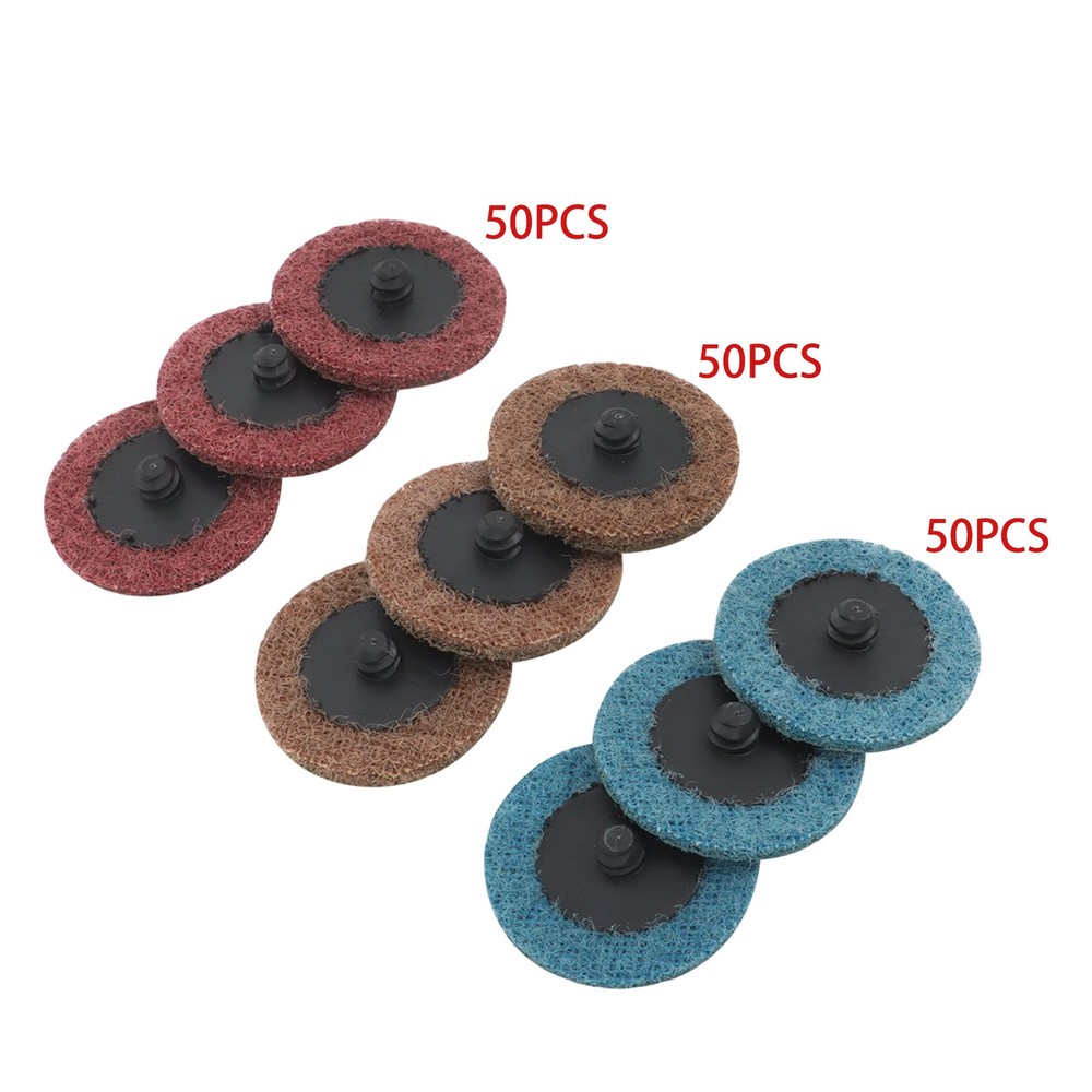 2 Inch Fine Medium and Coarse Quick Change Torque Sanding Discs Set - 150 Pack