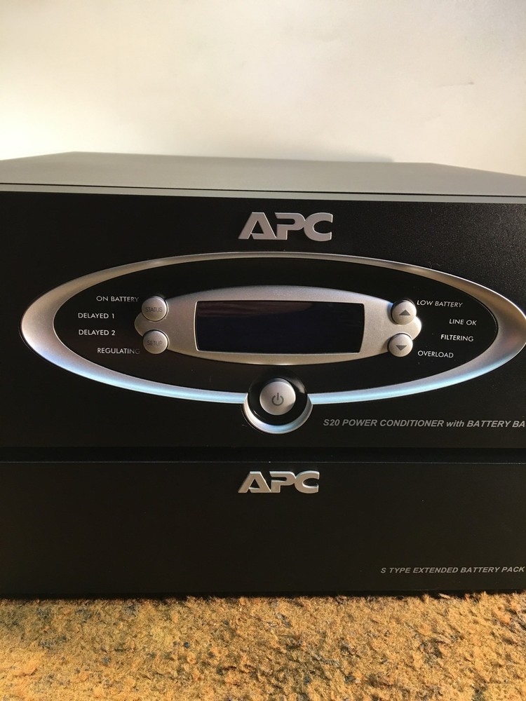 APC S20BLK AC Power Conditioner & Battery Backup, 2-Piece System Network Manage